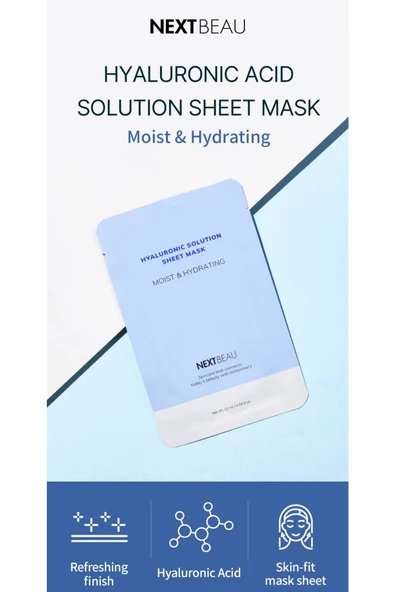 BISPACK,Kırışıklık Karşıtı Hyaluronic Acid İçeren Sheet Mask ürün görseli 1