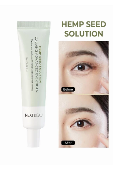 BISPACK,Nextbeau Sakinleştirici Aydınlatıcı Hemp Seed Solution Calming Göz Kremi ürün görseli 1