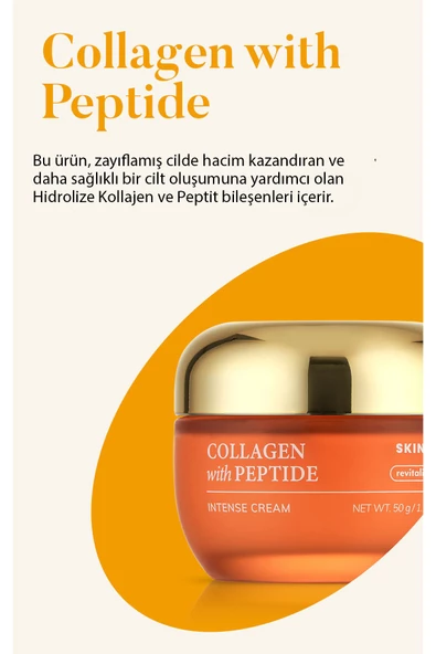 SKIN627,Yüksek Nemlendirici Kırışıklık Karşıtı Kolajen ve Peptit İçeren Intense Cream ürün görseli 1