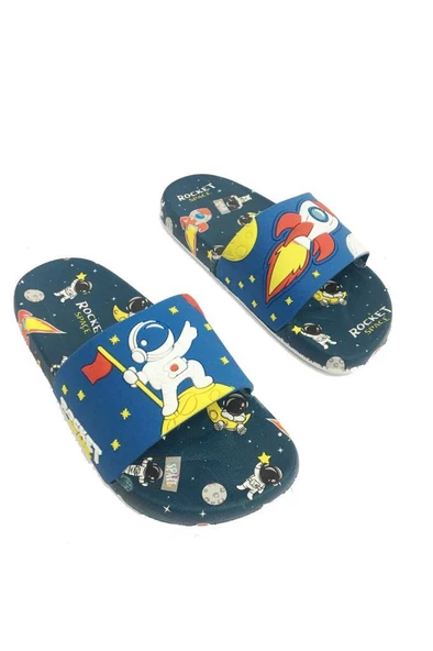Gezer 15059 Rocket Space Erkek Çocuk Terlik 31-35 ürün görseli 1