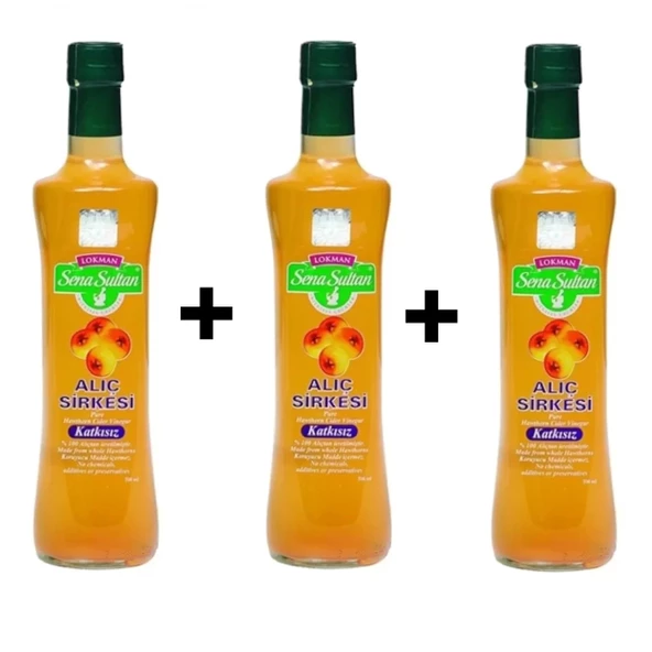 Katkısız Alıç Sirkesi 500 ML 3 Adet, Lokman Sena Sultan ürün görseli 1