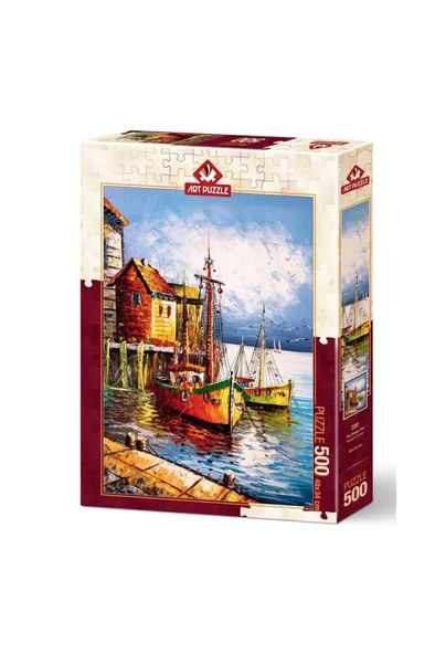 Art Puzzle Turuncu Liman - 500 Parça 5091 ürün görseli 1