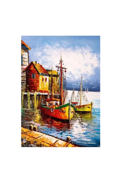 Art Puzzle Turuncu Liman - 500 Parça 5091 - Resim 2