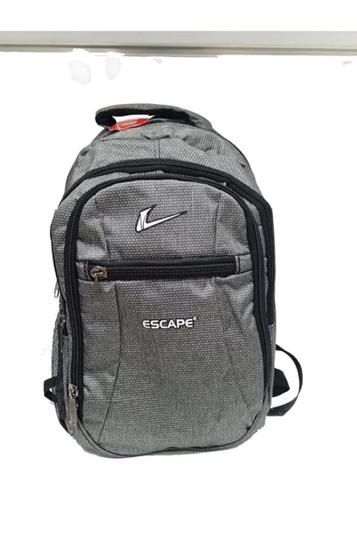 Escape 307-24  Laptop Bölmeli Çizgili Kumaş Sırt Çanta ürün görseli 1