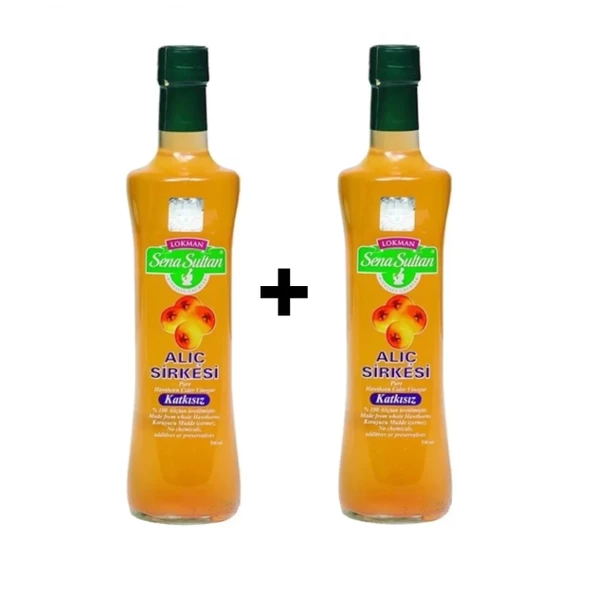 Katkısız Alıç Sirkesi 500 ML 2 Adet, Lokman Sena Sultan ürün görseli 1