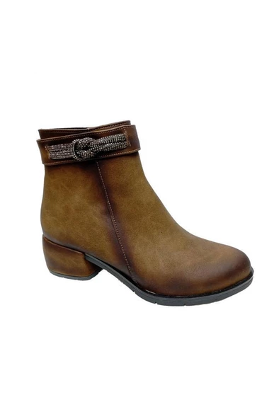 Erbay 511 Yağlı Deri Trend Fashion Kadın Bot ürün görseli 1