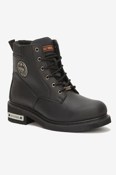 Harley Davidson Jim Hakiki Deri Bot 36-40 Black Yağlı Deri ürün görseli 1