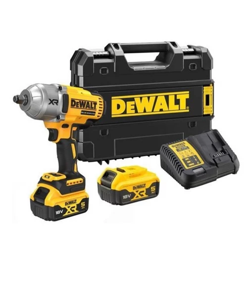 Dewalt 18V/5.0Ah 1396Nm Çift Akülü Profesyonel Somun Sıkma DCF900P2T ürün görseli 1
