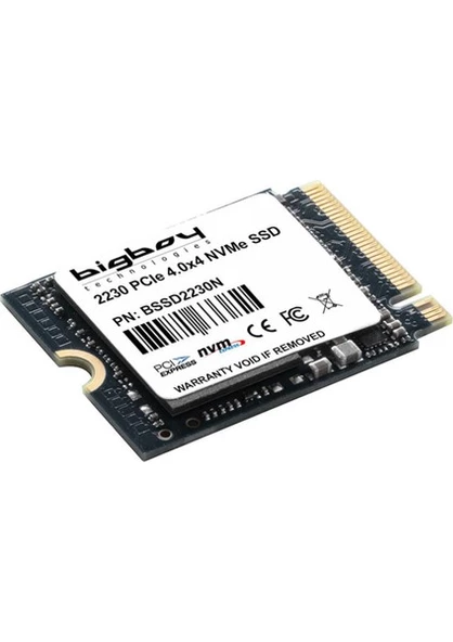 BIGBOY  512GB 22x30mm PCIe 4.0 x4 M.2 NVMe Notebook SSD ürün görseli 1