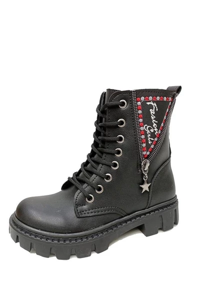 Fix Kids 9604 Deri Trend Fashion Kız Çocuk Bot ürün görseli 1