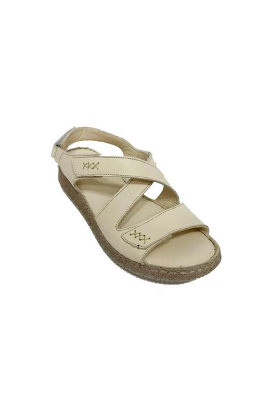Missmamma 907-24 Hakiki Deri Anatomik Kadın Sandalet ürün görseli 1