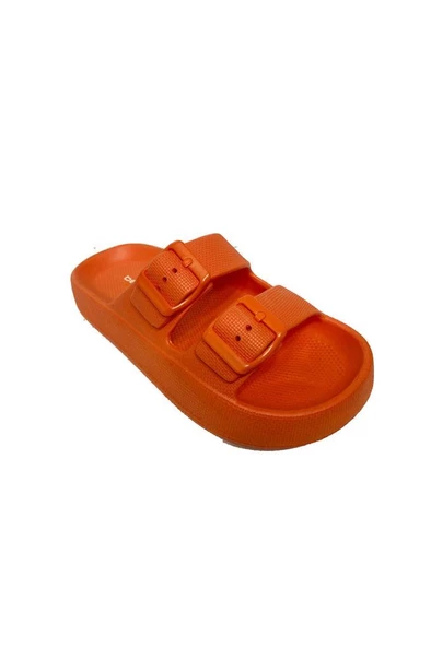 Akınal E282.F.000 Ortopedik Suya Dayanıklı Kız Çocuk Terlik Pastel Turuncu 31-36 ürün görseli 1