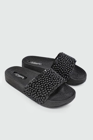 Pienn 20037-006 Anatomik Fashion Taşlı  Kadın Terlik ürün görseli 1