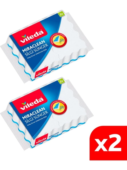 Vileda 2 Paket 2'li Miraclean Silgi Sünger ürün görseli 1