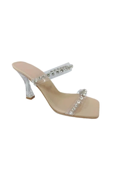 Gng 35001 Şeffaf Topuk Fashion Kadın Terlik ürün görseli 1