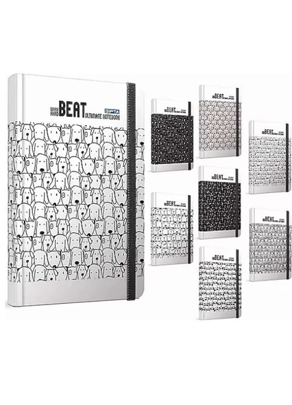 Beat İplik Dikiş Sert Kapak Defter 19x26 120 Yaprak Kareli (4226) Gıpta ürün görseli 1