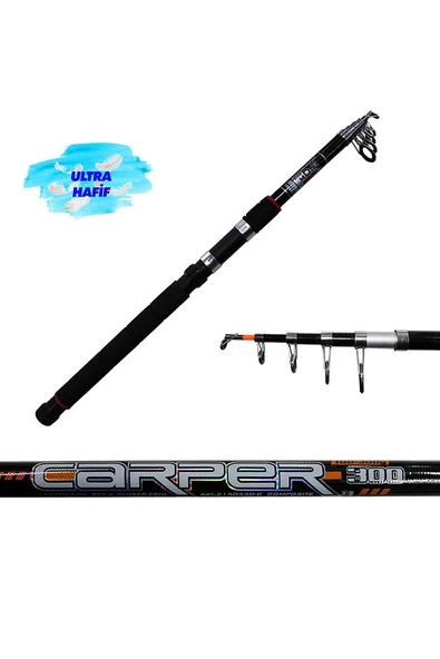 Carper 300 Yüksek Atarlı Olta Kamışı 100-300 gr I 3 mt ürün görseli 1