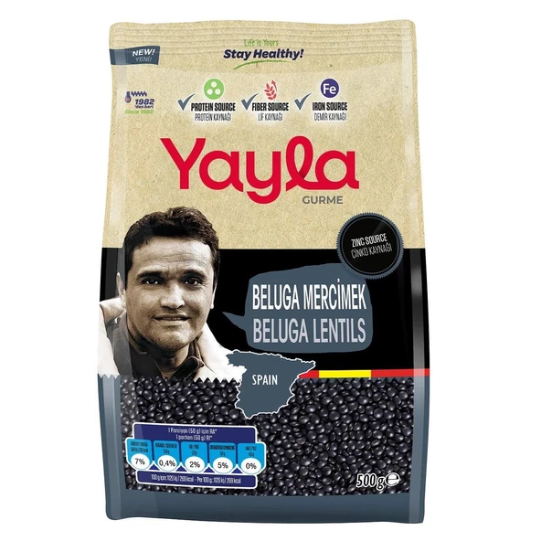 Yayla Gurme Beluga Mercimek 500 gr ürün görseli 1
