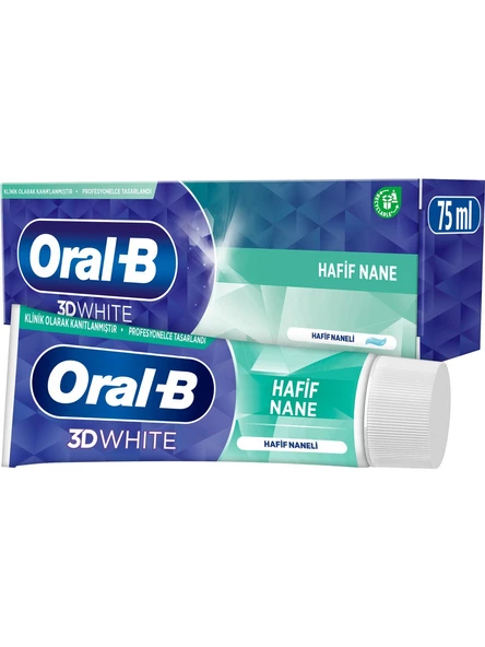 Oral-B Pro 3d White Hafif Nane Diş Macunu 75 Ml ürün görseli 1