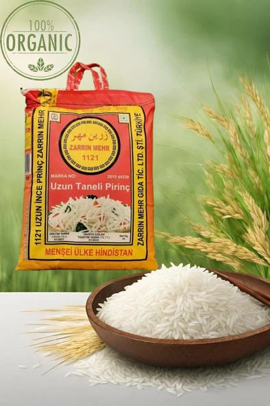 Zarrin Mehr Basmatı Pirinç 5kg ürün görseli 1