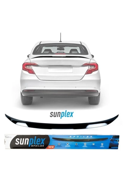 Fiat Egea Sedan Bagaj Üstü Spoiler Piano Black Enjeksiyon Baskı 2015-2022 ürün görseli 1