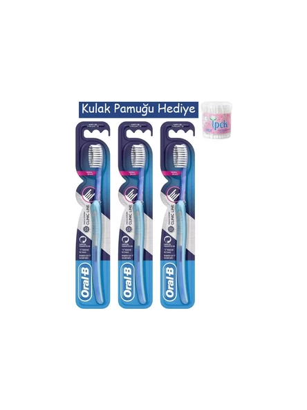 Oral-B Pro-Expert Clinic Line Ortodontik 35 Yumuşak Diş Fırçası 3 Adet ürün görseli 1