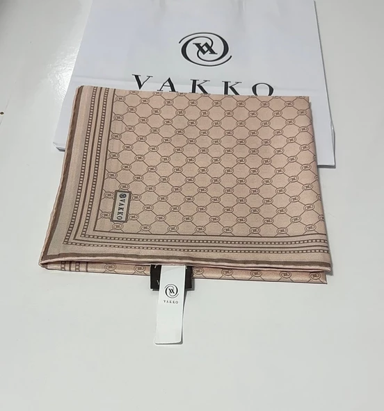 90 X 90 - %100 Saf İpek Twill Eşarp - 03733 ürün görseli 1