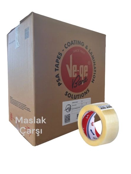 Koli Bandı Ve-Ge Fil Şeffaf 45mm x 100m 48'li Koli ürün görseli 1