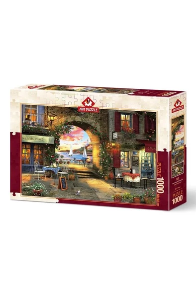 Art Puzzle Sahil Restaurant - 1000 Parça 5220 ürün görseli 1