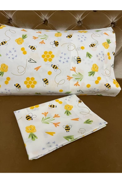 Bees bebek yastık kılıfı 35 × 45 ürün görseli 1