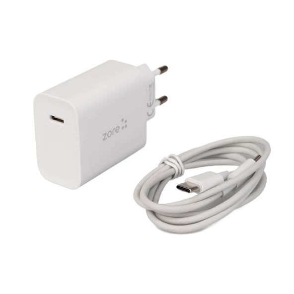 ?Zore XMac Serisi X6 Type-C to Type-C Ev Şarj Aleti 20W ürün görseli 1