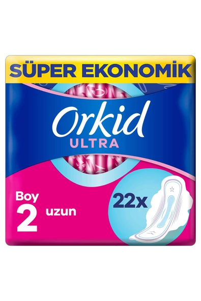 Orkid Ultra Hijyenik Ped Extra Uzun 22'li ürün görseli 1