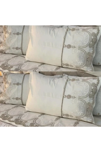 Farşah Fransız Dantelli 2 li Yastık Kılıfı 50*70cm ürün görseli 1