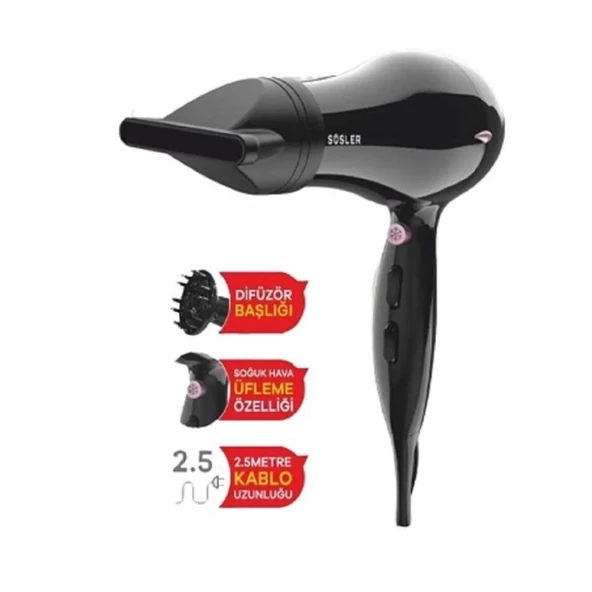 Süsler Cool SS-4602 Saç Kurutma Makinesi ürün görseli 1