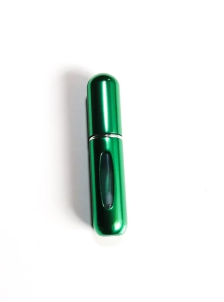 Yeşil Cep Parfüm Şişesi Çanta İçi Mini Doldurulabilir Seyahat Yedek Parfüm Şişesi 5 ml ürün görseli 1