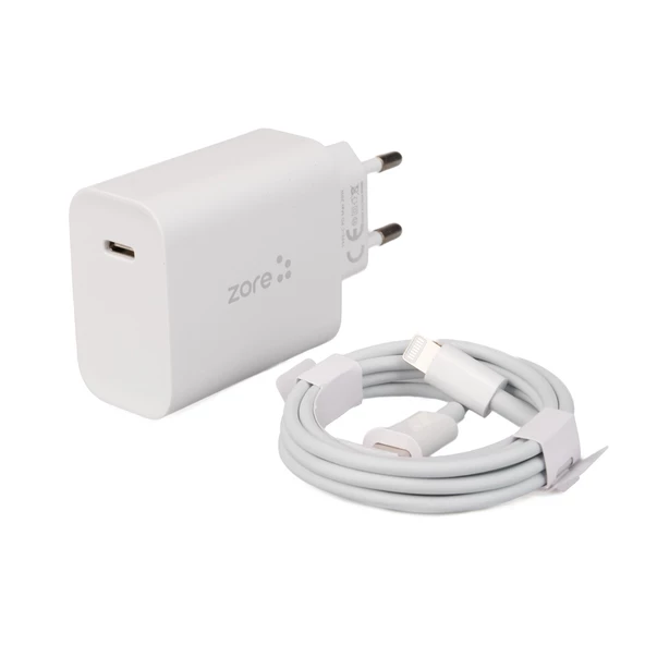 ?Zore XMac Serisi X7 Type-C to Lightning Ev Şarj Aleti 20W ürün görseli 1