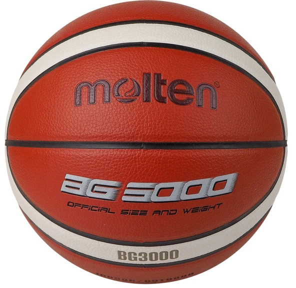 Molten BG3000 İç Mekan Dış Mekan Suni Deri Basketbol Topu 7 Numara ürün görseli 1
