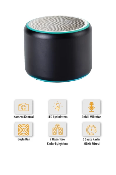 Mini S 5W Bluetooth Hoparlör Kablosuz - Resim 11
