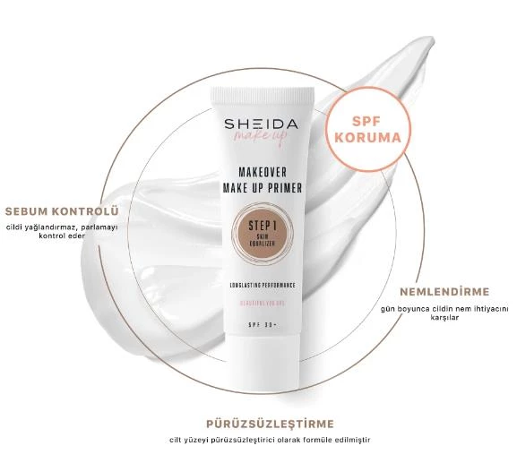 Sheida Make Up Primer Srf 30 (50 Ml) ürün görseli 1