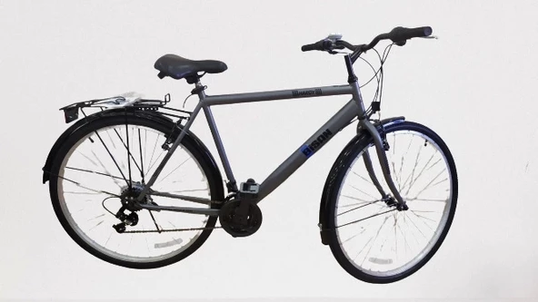 Bisan Hardy-S V Fren Shimano 21 Vites 26 Jant Şehir Bisikleti Gri Siyah 19 İnç Kadro ürün görseli 1