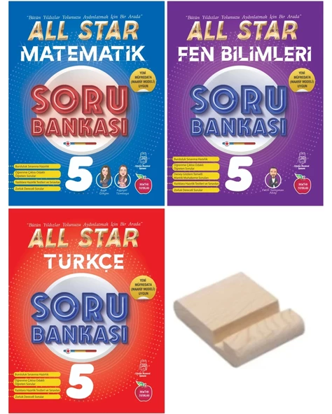 5.Sınıf ALL STAR 2025 Matematik Fen Bilimleri Türkçe Soru Bankası ürün görseli 1