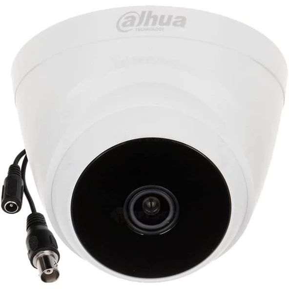 DAHUA 2MP DOME 2.8MM HAC-T1A21P-U-IL-A-0280B 20metre Hdcvi Kamera Akıllı Işık Sesli ürün görseli 1