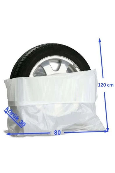 OTO LASTİK POŞETİ - 110 X 110 CM - 10 ADETLİK PAKET ürün görseli 1