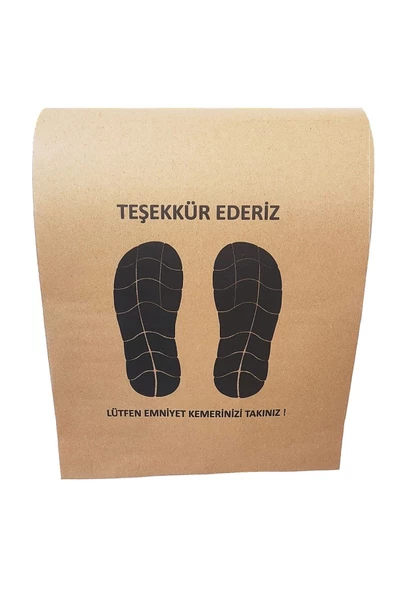 OTO KAĞIT PASPAS - Araç Markanızı Seçiniz - 100 ADETLİK RULO - 40 X 50 CM  KOPARTMALI KRAFT KAĞIT ürün görseli 1