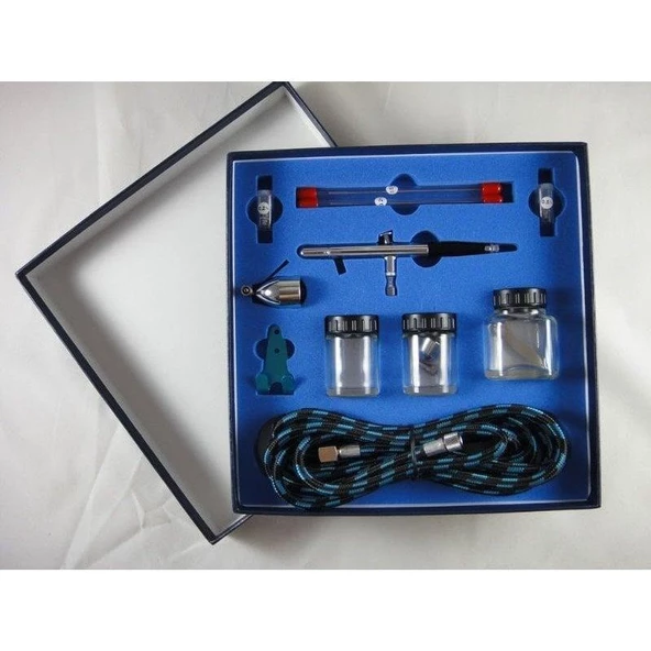 Magicbrush AB-120AK Airbrush Boya Tabancası Yandan Depo ürün görseli 1