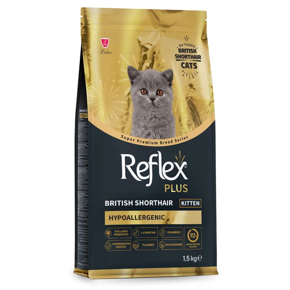 Reflex Plus British Shorthair Kitten Yavru Kedi Maması 1,5 kg ürün görseli 1