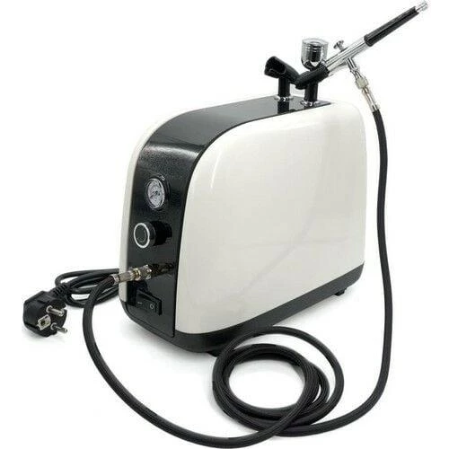 Rox 0067 Profesyonel Airbrush Kompresör Mini Boya Tabancası Seti ürün görseli 1