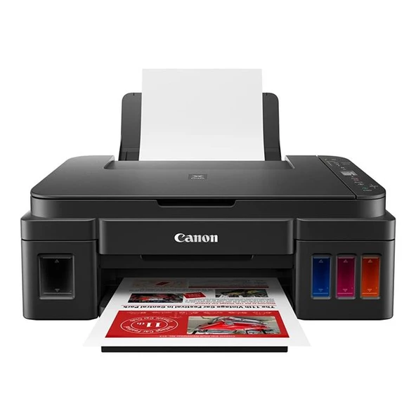 Canon G2410 Tanklı Yazıcı Tarayıcı Fotokopi Mürekkep Püskürtmeli Yazıcı ürün görseli 1