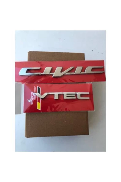 Civic Vtec Bagaj Yazısı-2012-2019 Model- ürün görseli 1