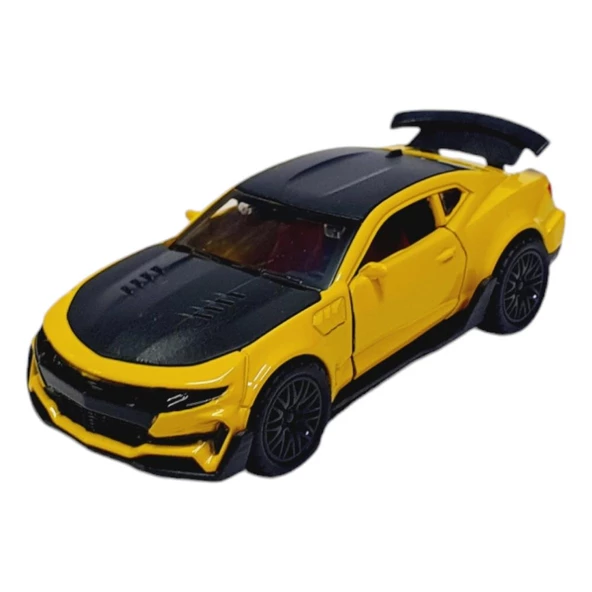 Çekbırak Metal Araba Chevrolet Camaro ZL1 -3611A - Sarı ürün görseli 1